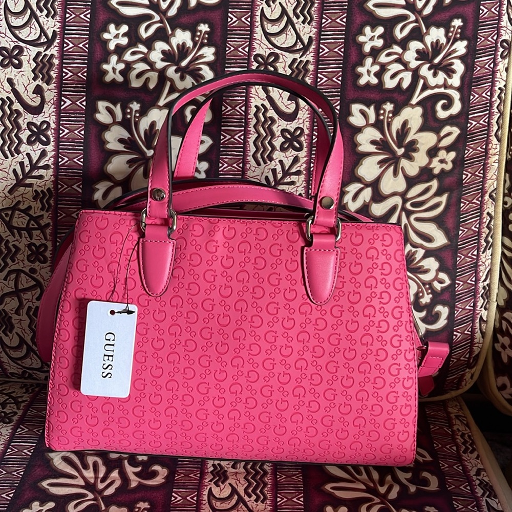 *NWT* Guess Punch (Pink)Rowe 
Satchel/Shoulder Bag - Picture 2 of 5